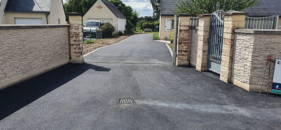 Travaux de terrassement dans le Maine-et-Loire